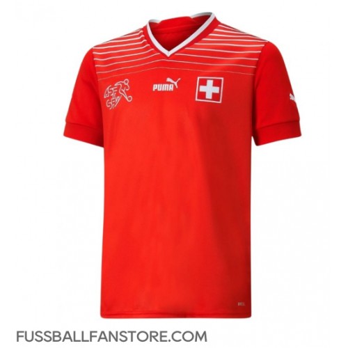 Schweiz Breel Embolo #7 Replik Heimtrikot WM 2022 Kurzarm